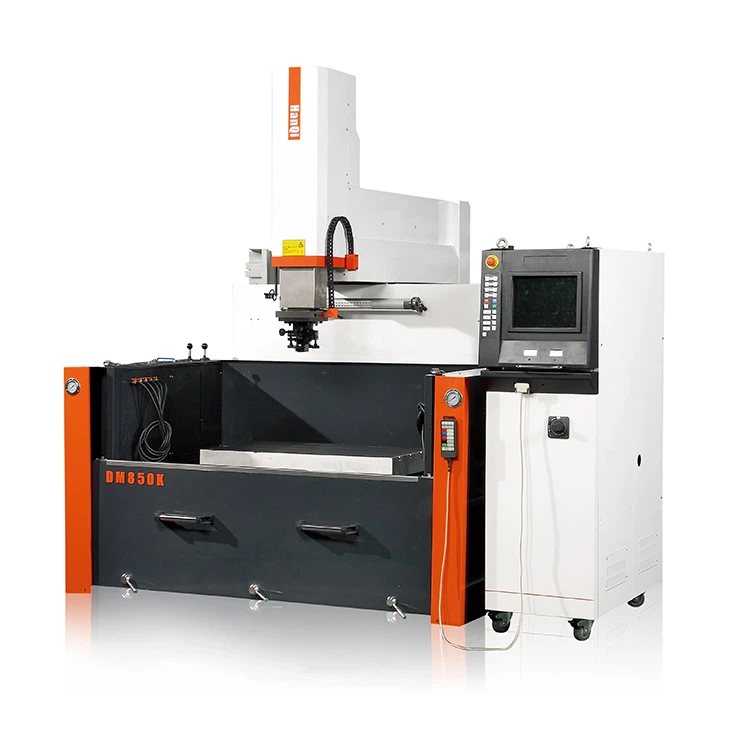 دستگاه سرو EDM کاملاً CNC تک سر با دقت بالا با میز کار ثابت